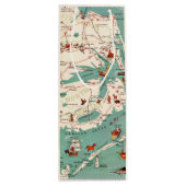 Banques extérieures Carte Vintage Sac à vin (Dos)