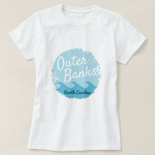Banques extérieures T-shirt Caroline du Nord (Design devant)
