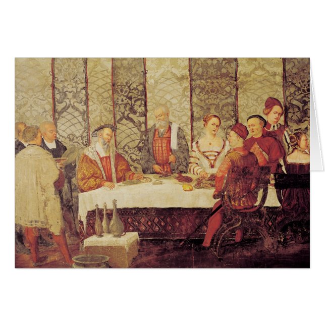 Banquet donné par Bartolomeo Colleoni (Devant horizontal)