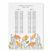 Banquet Fleur sauvage Thème Mariage Siège Graphiqu