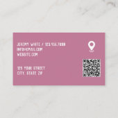 Banquet Hall Aangepaste Google Map QR Visitekaartje (Achterkant)