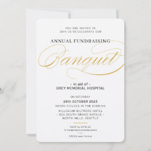 BANQUET moderne elegante scriptie gebeurtenis zwar Kaart