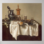 Banquet - Willem Claesz Heda Poster d'art (Devant)