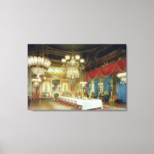 Banquetingszaal, 1815-23 canvas afdruk