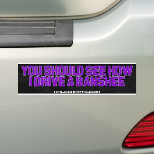 Banshee Bumpersticker (Op auto)