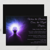 Banshee Cry Halloween Costume Party Invitation (Devant / Derrière)