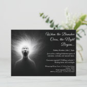 Banshee Cry Halloween Costume Party Invitation (Debout devant)