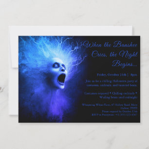 Banshee Cry Halloween Kostuum Feest Uitnodiging