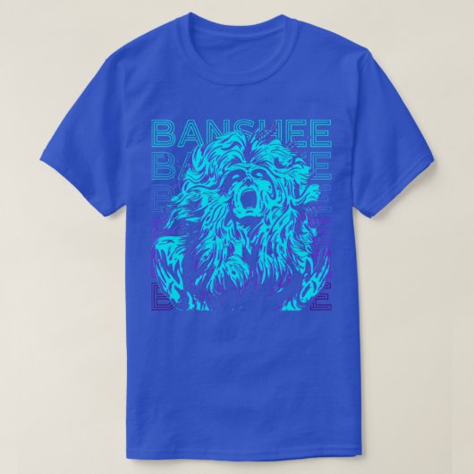 Banshee Irish Legends Folklore Retro Banshee Gift T-shirt (Design voorkant)