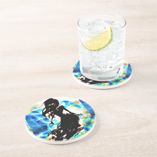 Banshee Zandsteen Onderzetter (Zijkant)