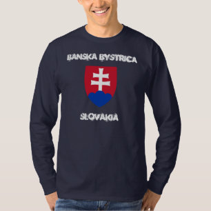 Banska Bystrica, Slowakije met wapenschild T-shirt