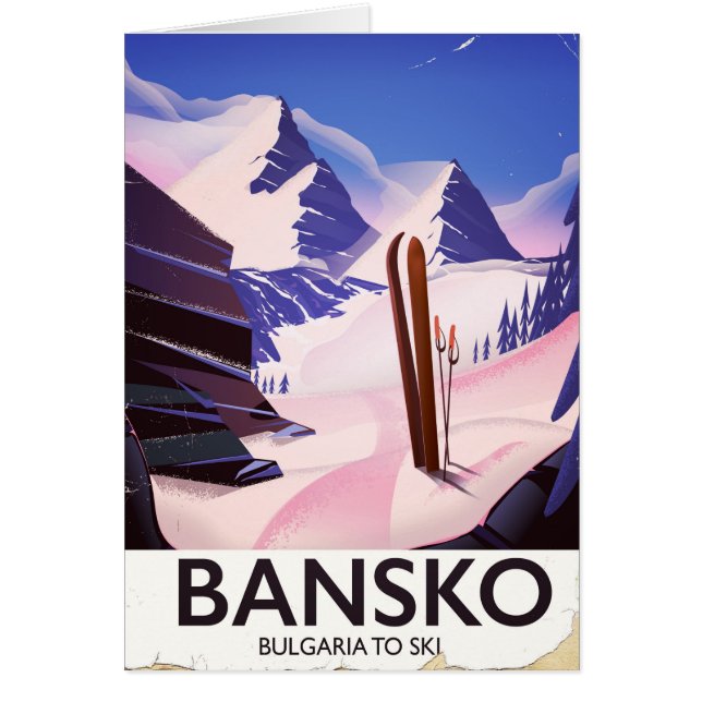 Bansko Bulgarie Pour Skier (Devant)