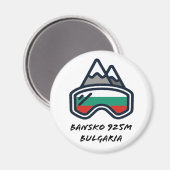 Bansko Ski Snowboard Resort Magnet (Recto/Verso)