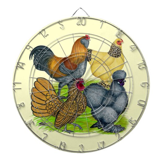 Bantam Quartet Dartbord (Voorkant)