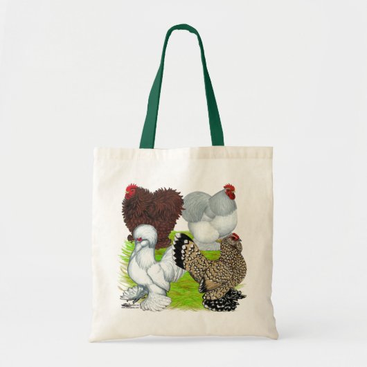 Bantams Feather Legged Tote Bag (Voorkant)