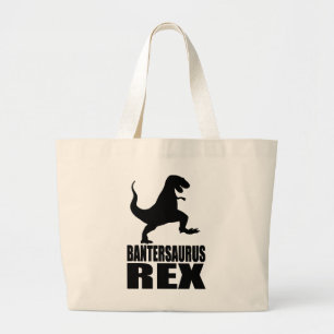 Bantersaurus Rex Uni Banter Secret Santa Grote Tote Bag