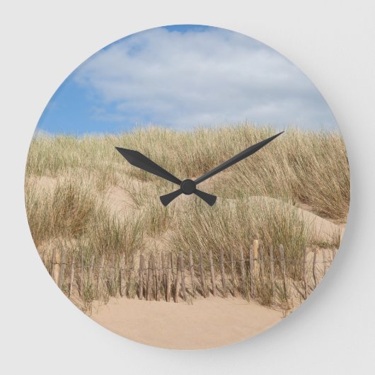 Bantham Beach Large Clock Grote Klok (Voorkant)