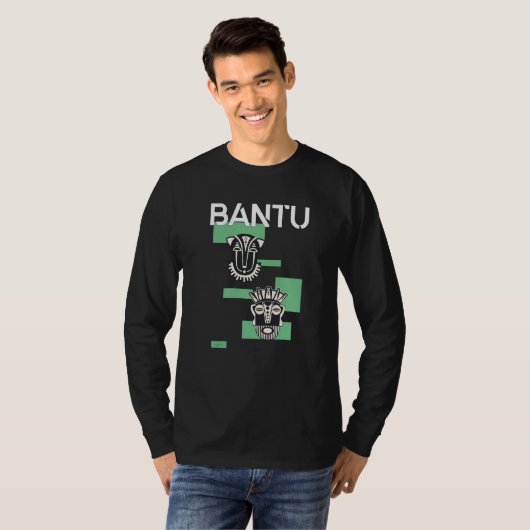 Bantu Mask T-shirt (Voorkant volledig)