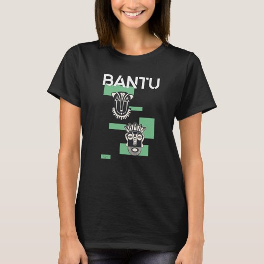Bantu-masker T-shirt (Voorkant)