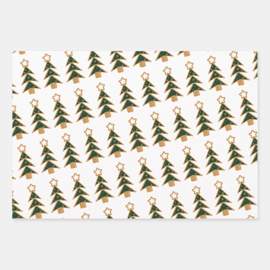 Bantu Tri Remix Enveloppement Papier Plat Set de 3 (Devant 3)