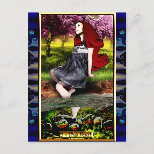 Banx Tarot Fool Briefkaart (Voorkant)