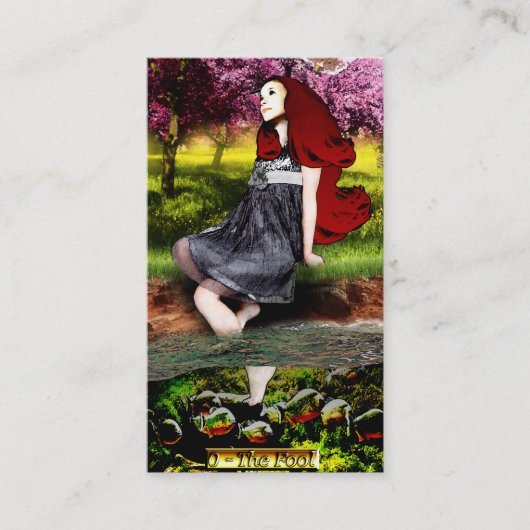 Banx Tarot Fool Visitekaartjes (Voorkant)