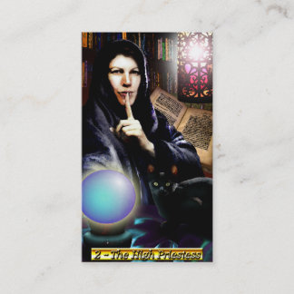 Banx Tarot High Priestess Visitekaartjes