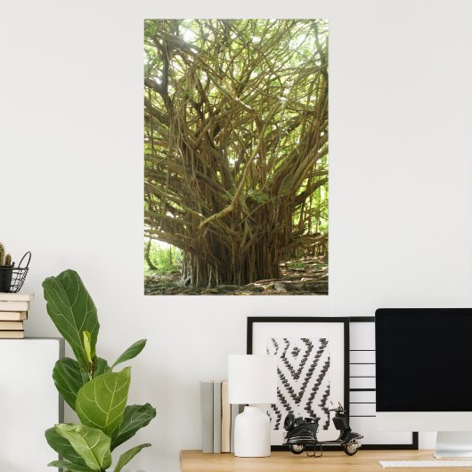 Banyan Tree Poster (Thuiskantoor)