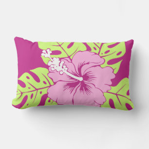 Banzai Beach Hawaii Hibiscus Lumbar Coussins