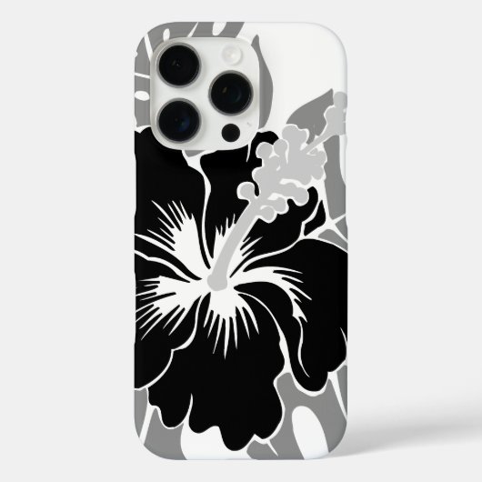 Banzai Beach Hawaiian Hibiscus Black Case-Mate iPhone Case (Achterkant)