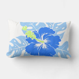 Banzai Beach Hawaiian Hibiscus Lumbar Kussens