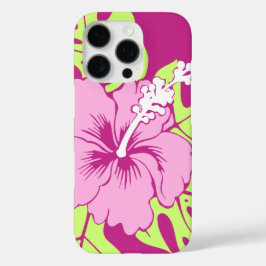 Banzai Beach Hawaiian Hibiscus Pink iPhone 16 Pro Hoesje