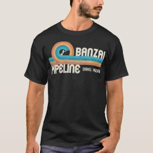 Banzai Pipeline 80s Graphic North Shore Hawaii T-shirt