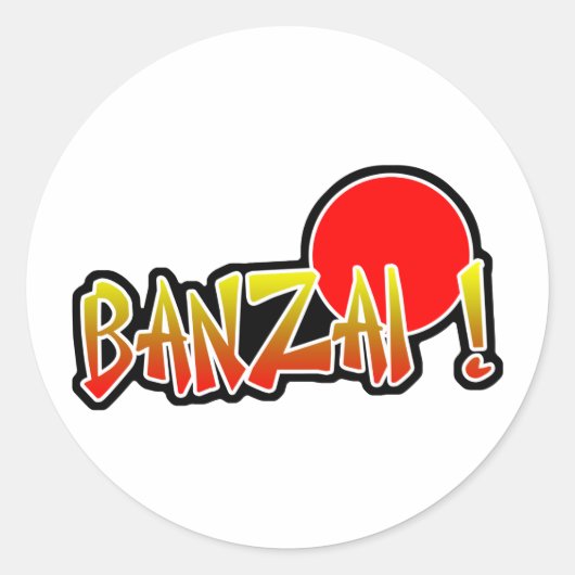 Banzai Sticker (Voorkant)