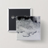 Banzare, Sabrina en Boedd-kust, Antarctica Vierkante Button 5,1 Cm (Voorkant /achterkant)