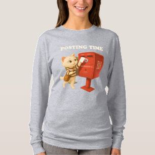 Bao Bao: Berichttijd met Retro Taiwan-brievenbus T-shirt