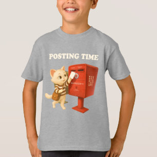 Bao Bao: Berichttijd met Retro Taiwan-brievenbus T-shirt