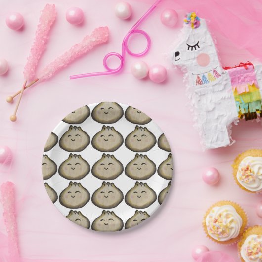 Bao Dumpling Papieren Bord (Feest)