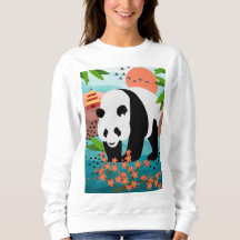 BAO SHI - Panda-shirten - kies stijl en grootte
