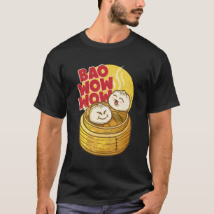 Bao Wow Wow Baozi Chinees eten Dim Sum Aziatisch S T-shirt