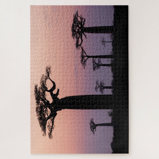 Baobab Alley', Madagascar, Morondava, Afrika, Legpuzzel (Verticaal)