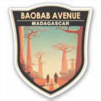 Baobab Avenue Madagascar Reisbadge