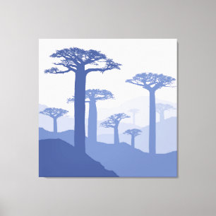 Baobab - De boom van het leven Canvas Afdruk