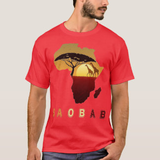 Baobab treesunsets baobab-boomAfrikaanse baobab-bo T-shirt