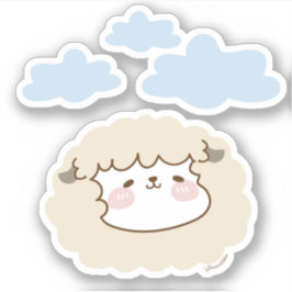 Baobao the Sheep - Cute Die cut stickers