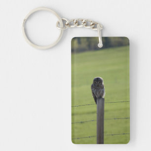 BAOW Barred Owl Sleutelhanger