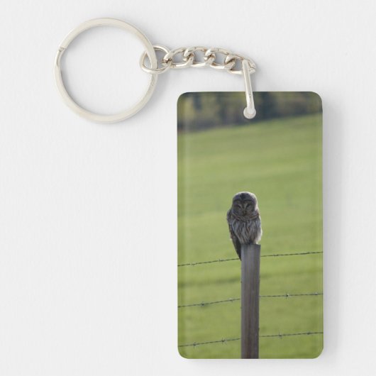 BAOW Barred Owl Sleutelhanger (Voorkant)