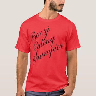 Baozi Eating Champion Concurrentievermogen om voed T-shirt