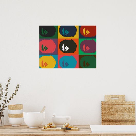 bape-aap hypebeast poster (Keuken)