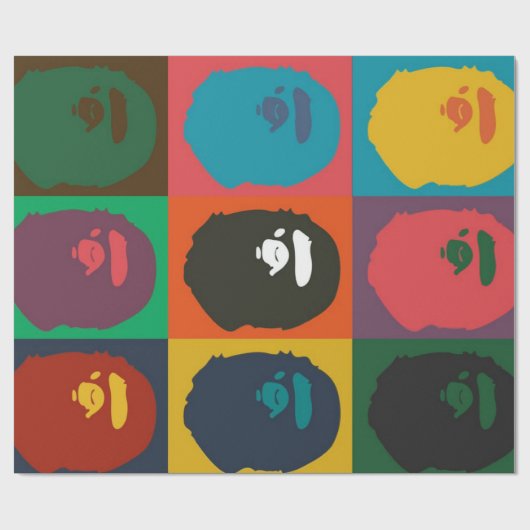 bape monkey hypebeast cadeaupapier (Vlak)